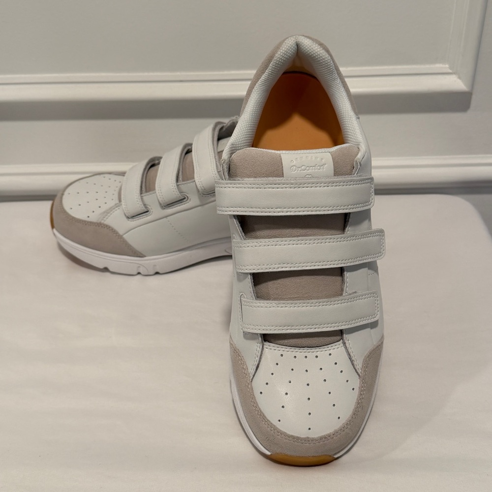 Dr. Comfort‎ Steve White/Gray Athletic Shoes Size 12XW Therapeutic Diabetic New